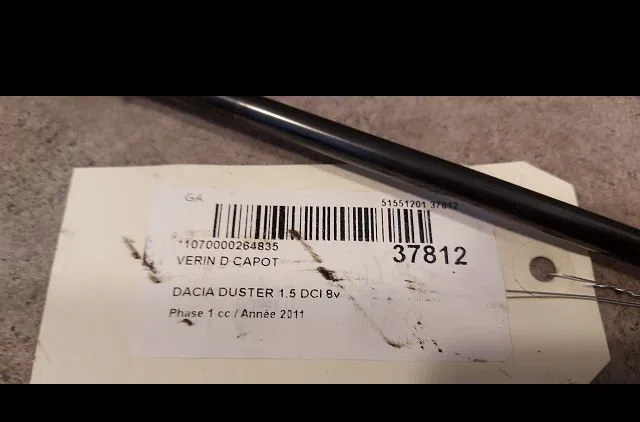 Verin d capot Dacia DUSTER (HS_) 1.5 dci (hsmc) (2010-2018) occasion