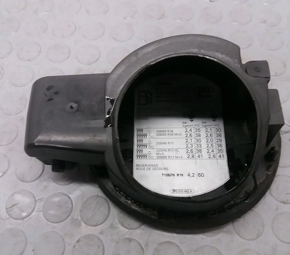 Volet de trappe carburant Audi A3 Sportback (8PA) 2.0 tdi 16v (2004-2013) 5 portes occasion